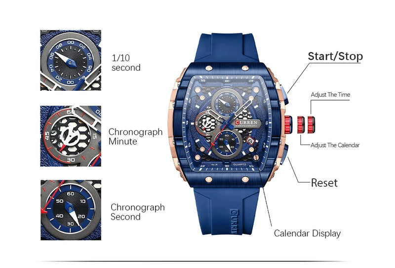 CURREN Top Brand Men's Watches Luxury